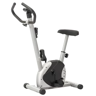 Bicicleta Ergométrica Fitness Cinza com Ajustes, Painel Digital, Academia - Modo Vem Verão