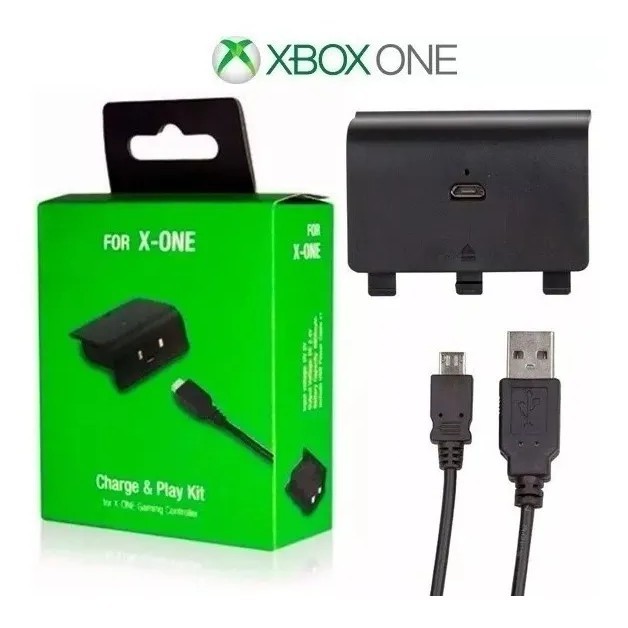 Bateria Com Cabo Carregador Para Controle Xbox One Charge