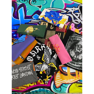 KIT 10 Camisetas Masculinas - Diversas Estampas - 100% Algodão (Escolha as estampas no chat)