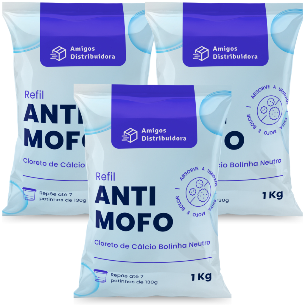 Antimofo em bolinhas 3kg Amigos Distribuidora