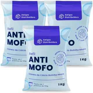 Antimofo em bolinhas 3kg Amigos Distribuidora