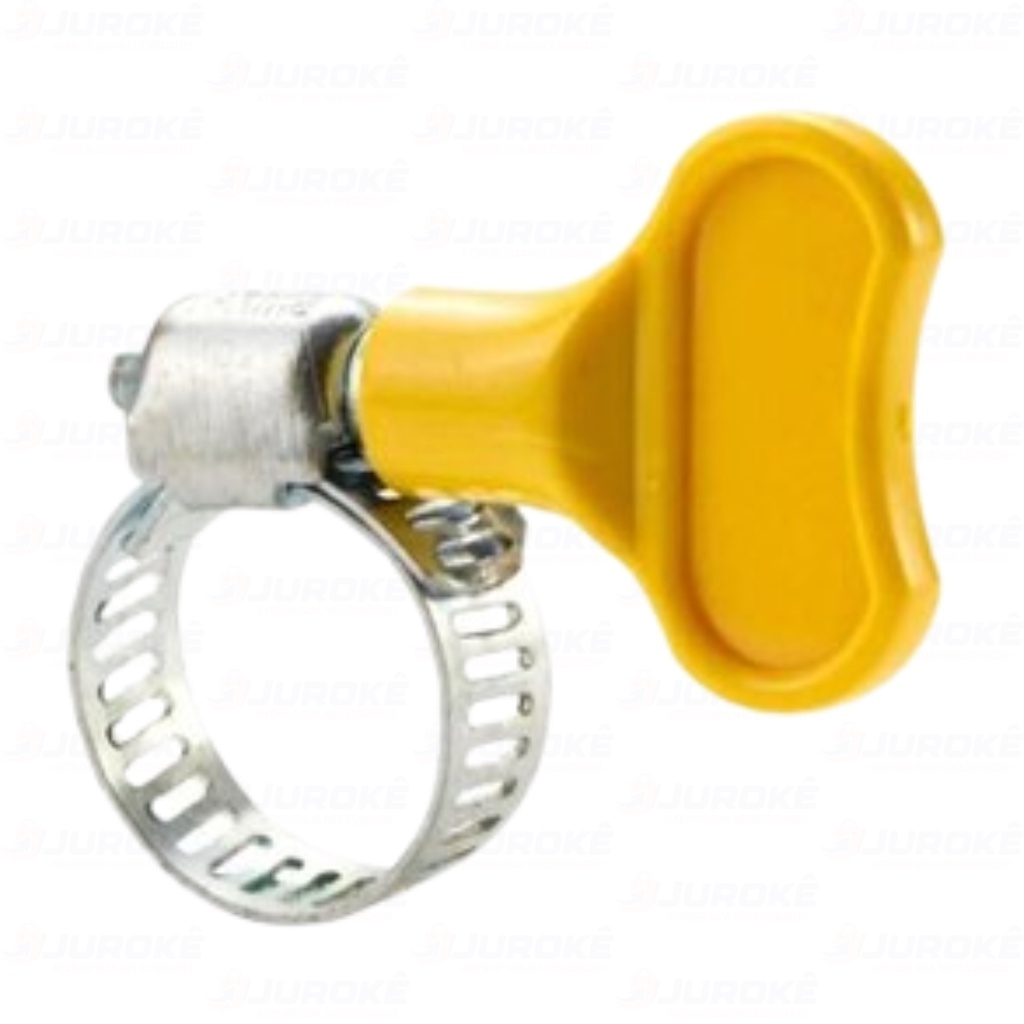 Kit 10 Abraçadeira De Mangueira Aço Inox Borboleta Regulável Torneira Jardim Veículos Aperto Fácil