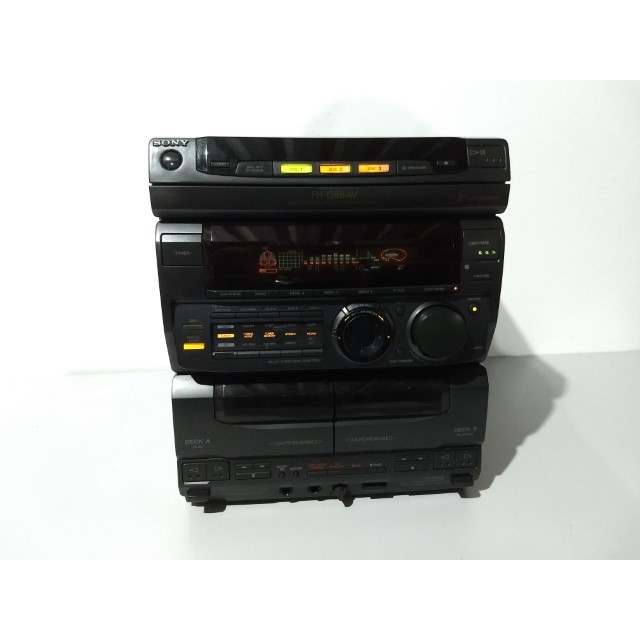 Mini System Hi Fi Sony Fh-g88av 160w Ksk Com Defeito Leia