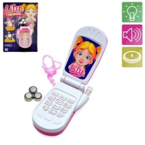 Celular Infantil com LUZ e SOM Lily