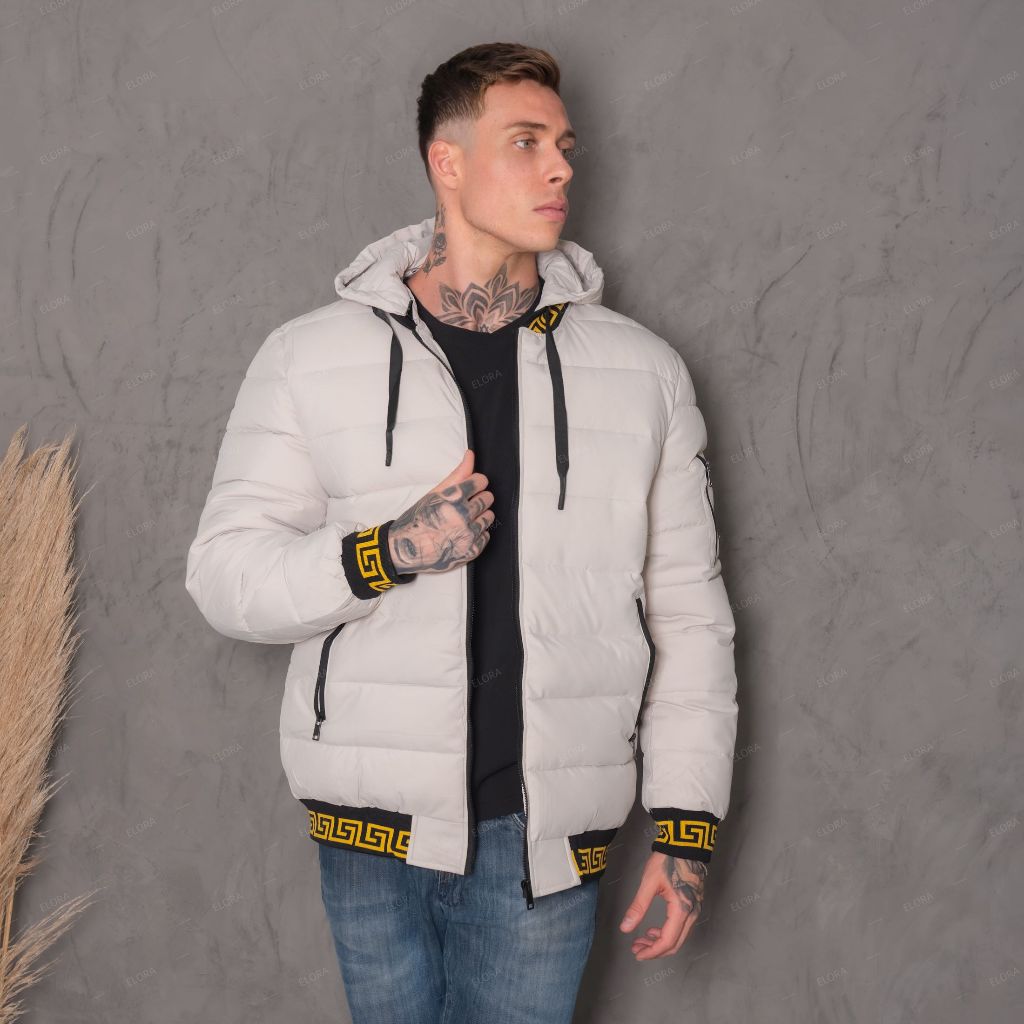 bobojaco jaqueta masculino moda com capuz novo jovem continue quente aquecido corta vento