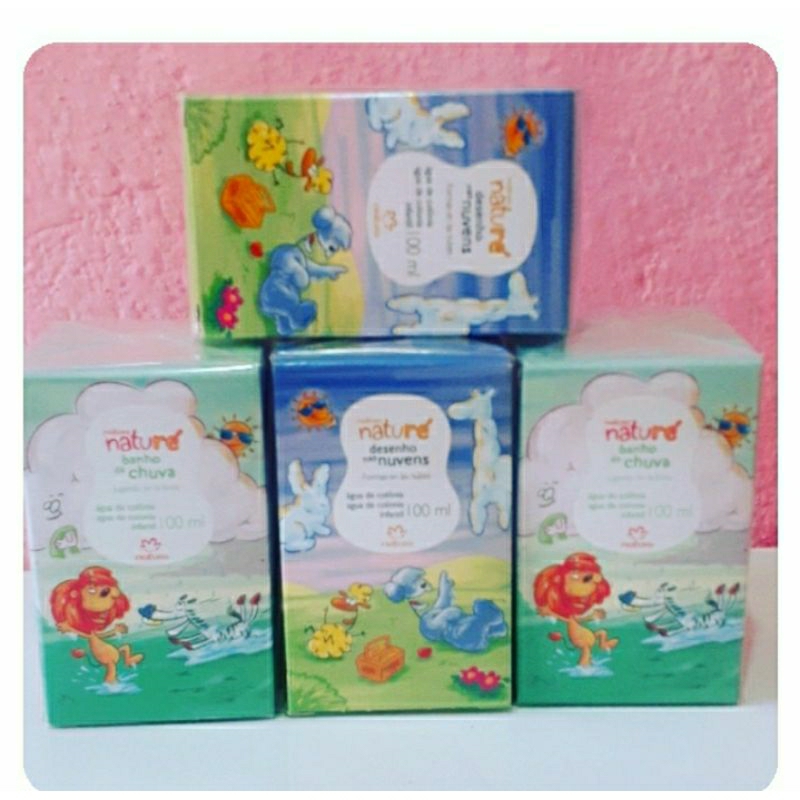 COLÔNIA NATURE INFANTIL NATURA 100ML BANHO DE CHUVA | Shopee Brasil