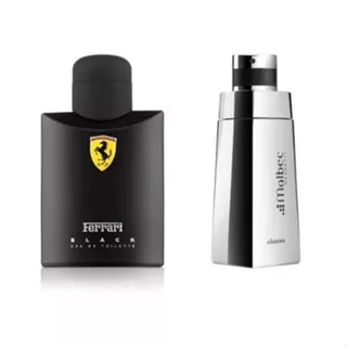 Kit Perfume Masculino Ferrary Black e Malbec magnetic