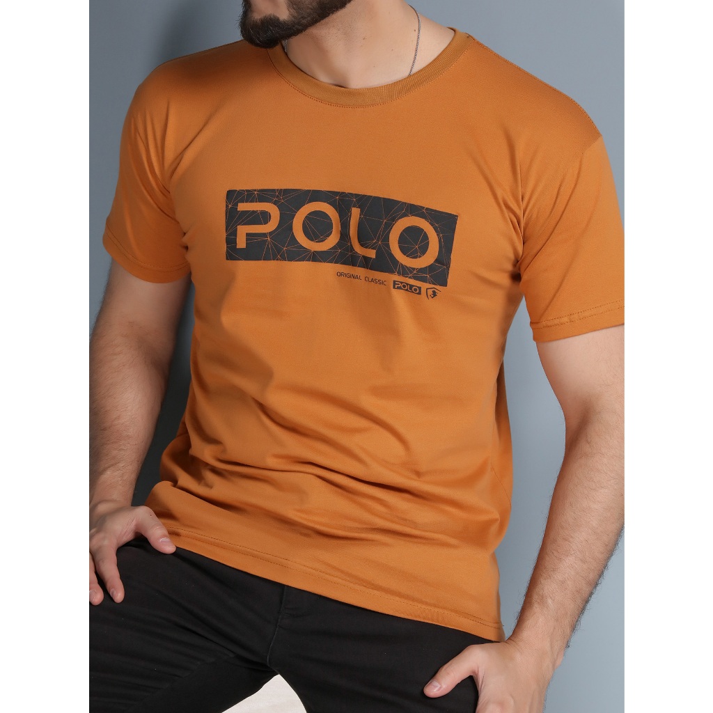 Camiseta Masculina Polo Estampada
