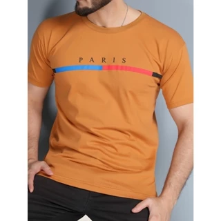 Camiseta Masculina Paris Estampada Camisa Gola Redonda