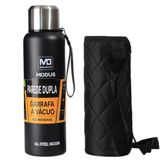 MODUS Garrafa Térmica Aço Inoxidável Portátil Copo Com Bolsa 1000ML/1500ML