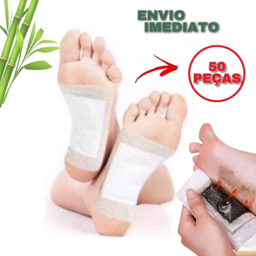 50 Almofadas Kino ki Natural P/ Pés