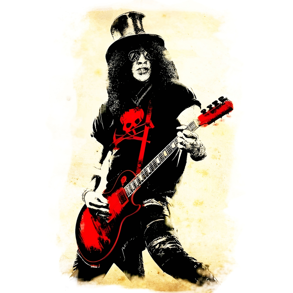 Poster - Slash - Guns And Roses - Art Decora - 33 cm x 48 cm | Shopee ...