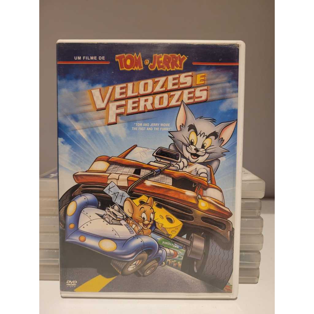 TOM E JERRY - VELOZES E FEROZES - DVD - Original | Shopee Brasil