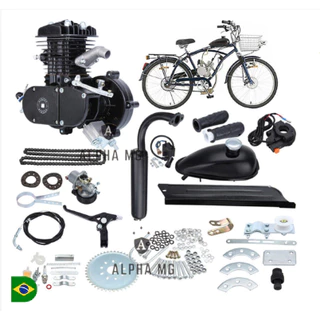 Motor Completo 125cc 2velas P/ Bicicleta Motorizada NAKASAKI