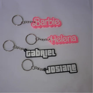 Lembrancinhas Chaveiro Personalizado Tema GTA 5 Grand Theft Auto / Barbie