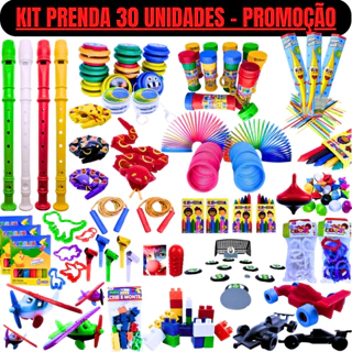 Kit 30 Prenda Festa Junina Julina Lembrancinha Aniversário Brinquedos Doação Criança Promoção