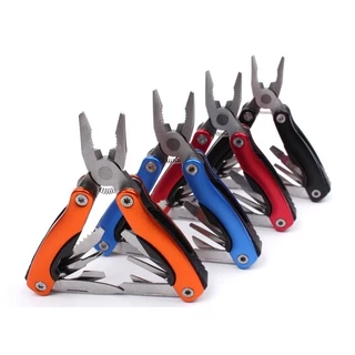 Alicate Canivete Tático Trilha Pesca Camping 9 Funções 10cm/15cm