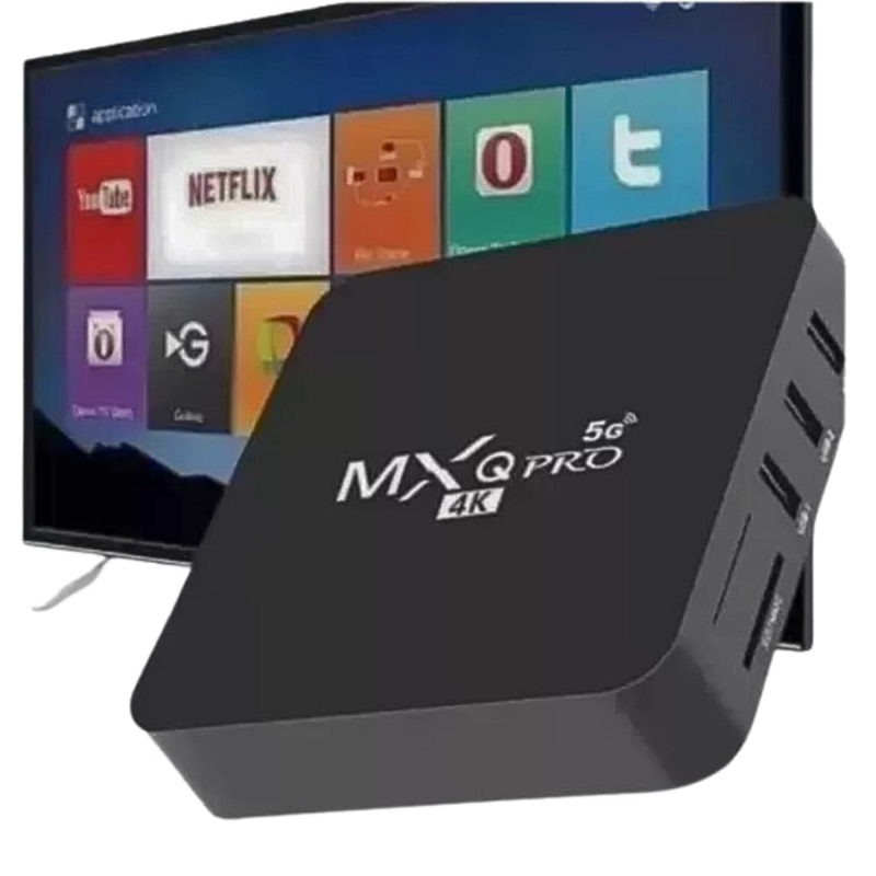 Conversor Digital TV BOX 4k 5g Smart TV Stream MXQ Pro