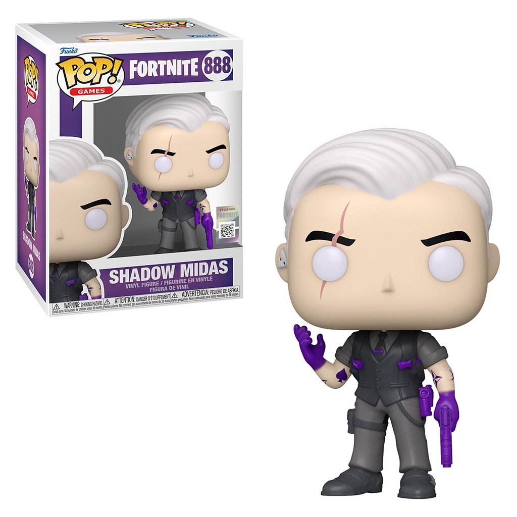 FUNKO POP GAMES FORNITE - SHADOW MIDAS 888 NOVO ORIGINAL | Shopee Brasil