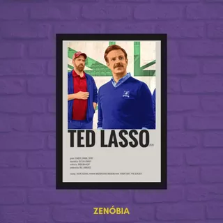 Quadro Deorativo Ted Lasso - Acompanha Vidro