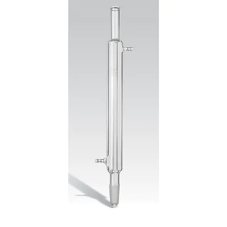 Condensador de Liebig tipo reto com 1 junta 24/40, comprimento útil 300mm, comprimento total 450mm, Uniglas