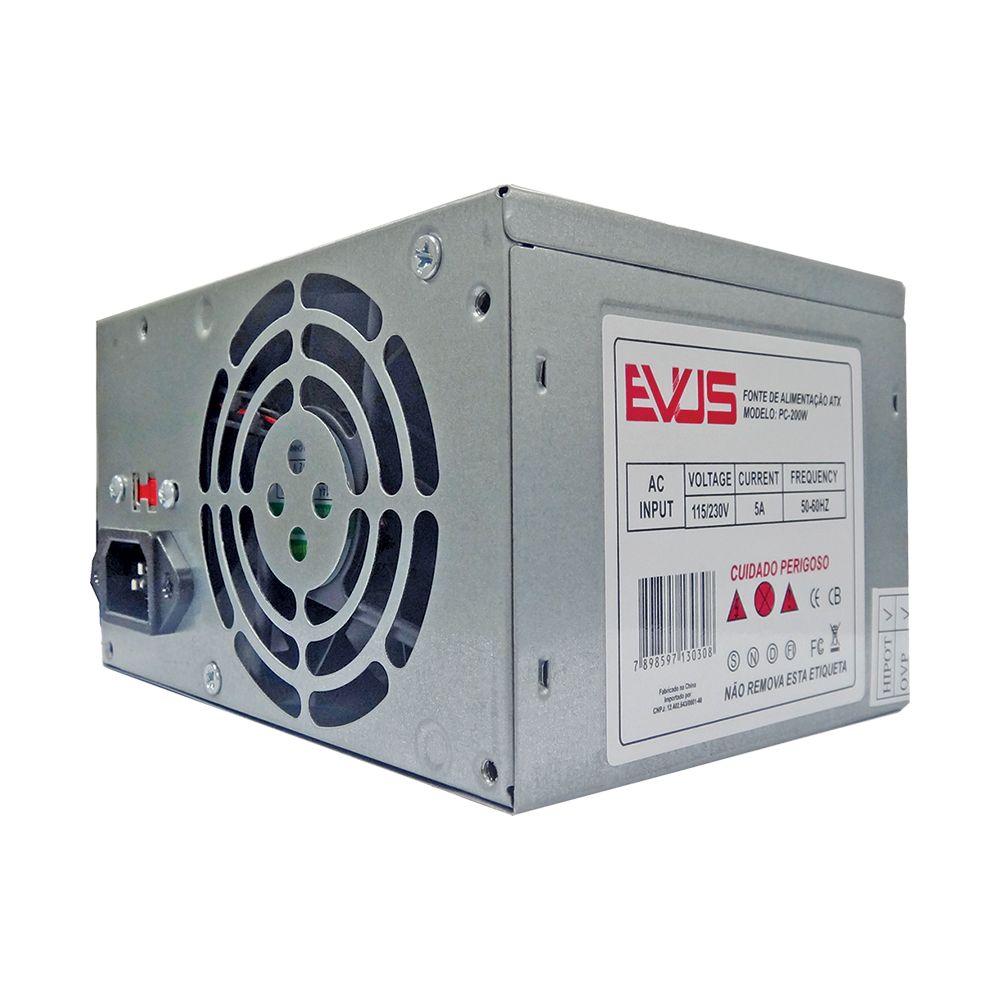 fonte para pc 24 pinos com sata testada limpa e higienizada com garantia