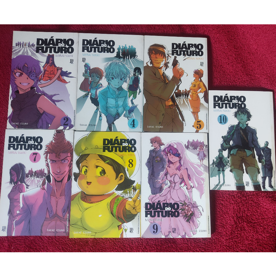 Mangás Mirai Nikki (Diário do Futuro) Desapego