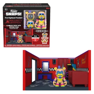 FUNKO SNAPS! FIVE NIGHTS AT FREDDYS - GLAMROCK FREDDY WITH DRESSING ROOM PLAYSET (70821) NOVO ORIGINAL em Oferta na Shopee