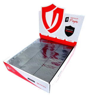 50 Folhas Pretas Premium Para Fichário Central Pages Com 18 Bolsos Pokemon Magic