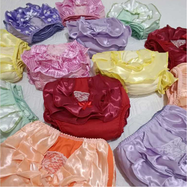 Calcinha infantil Bunda Rica Kit com 10 unidades | Shopee Brasil