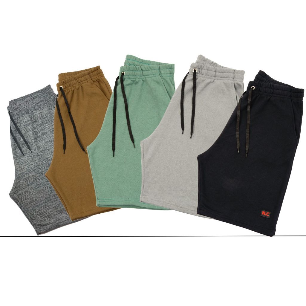 Kit Bermuda Shorts Moletom Masculino Academia Treino Verão 2 Bolso Confortável NC 2 Peças