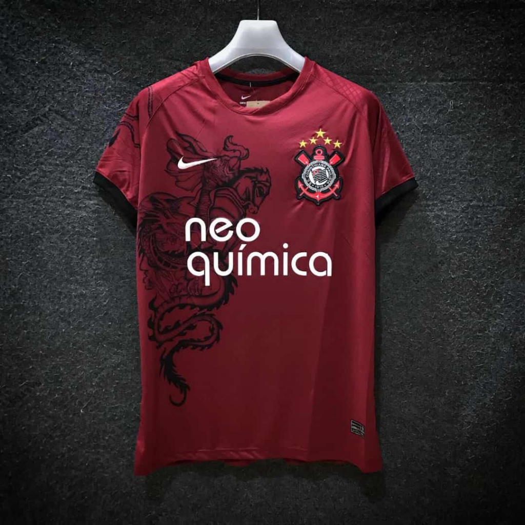 Camisa Corinthians São Jorge Edição Limitada Masculina - Bordô