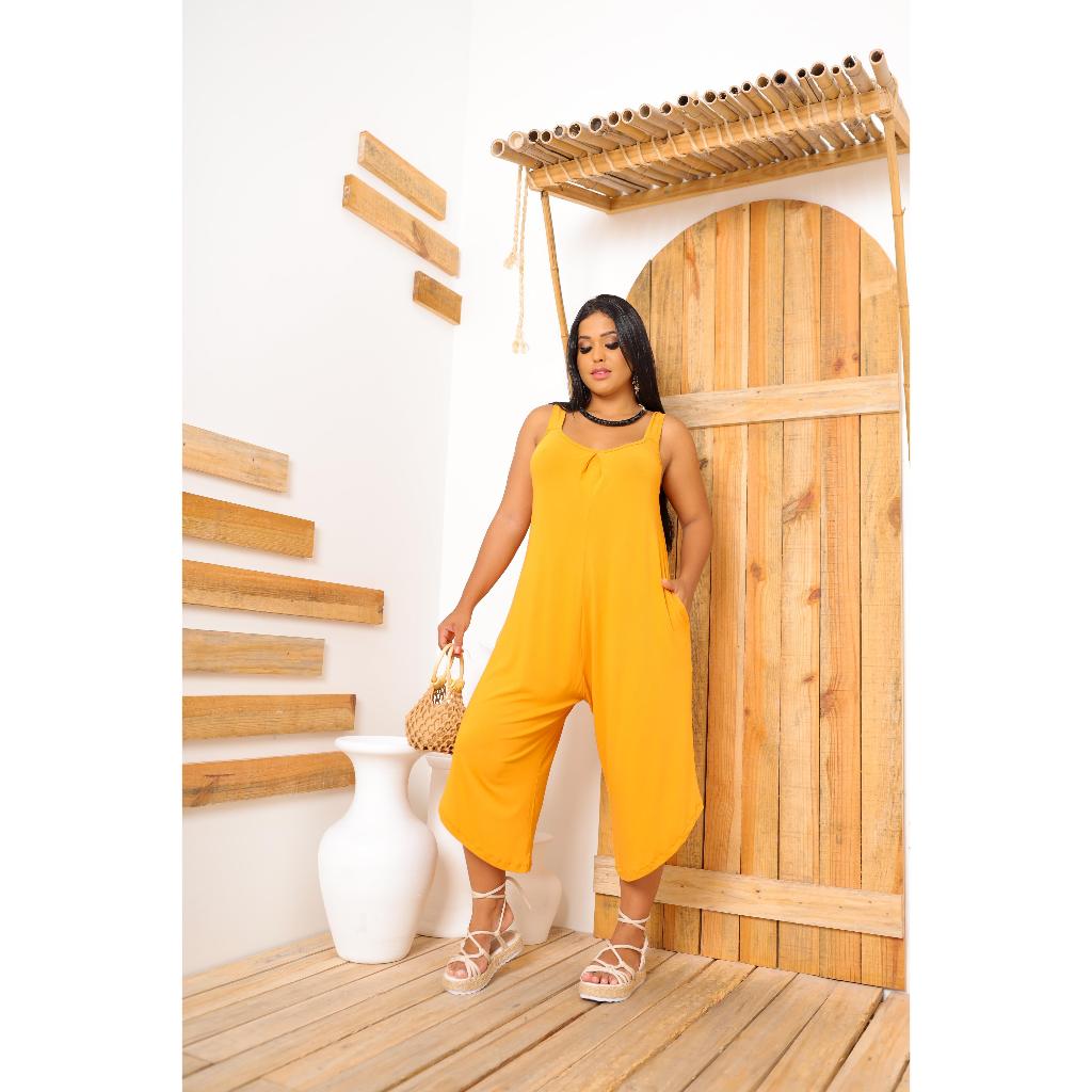 Macacão Feminino Pantacourt Moda 2019 Macacão Macaquinho