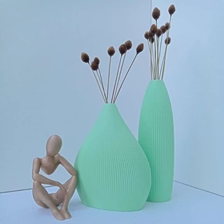 kit Vasos Modernos + estátua Além da Visão
