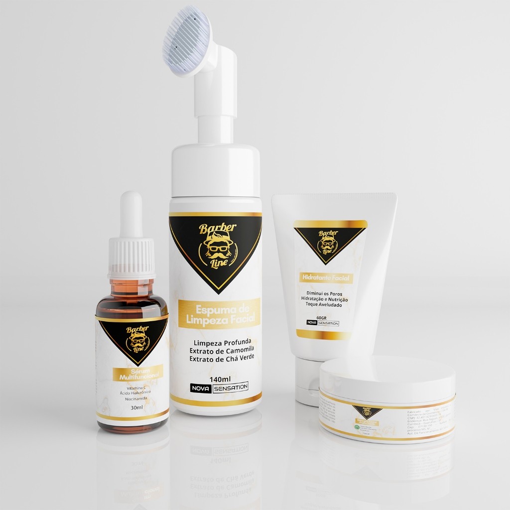 Kit Skin Care Limpeza de Pele Vitamina C - Cuidado Facial Completo