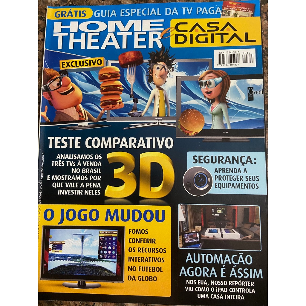 Revista Home Theater & Casa Digital nº 171 com encarte | Shopee Brasil