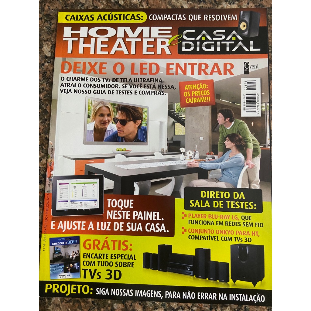Revista Home Theater & Casa Digital nº 174 com encarte | Shopee Brasil