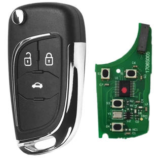 Chave Canivete Gm Original Completa Cruze Cobalt Onix S10 Com 3 Botões