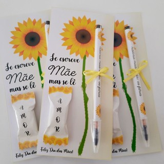 30 Cartões + Bala + Caneta Dia das Mães em Oferta na Shopee