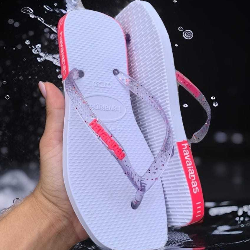 Chinelo feminino glitter luxo lançamento