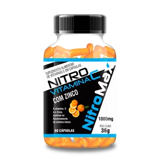 Nitro Vitamina C com Zinco 1000mg Nitromax