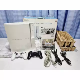 60- Ps3 Playstation 3 Fat Branco White Gt5 Desbloqueado Hen