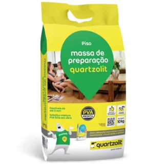 Massa De Preparação Para Piso 10kg Pva Pronta Quartzolit