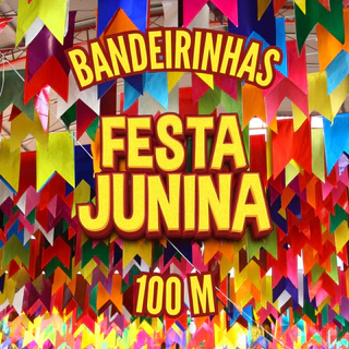 Bandeirinha de Festa Junina, Varal de Festa 100 metros, Bandeirinha de Plástico, Decoração, Atacado, Bandeirola