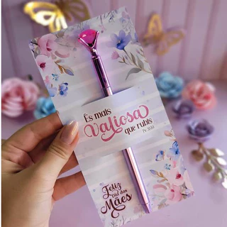 30 Card para lapis ou caneta DIA DAS MÃES mimo lembrancinha ( NÃO ACOMPANHA CANETA) em Oferta na Shopee