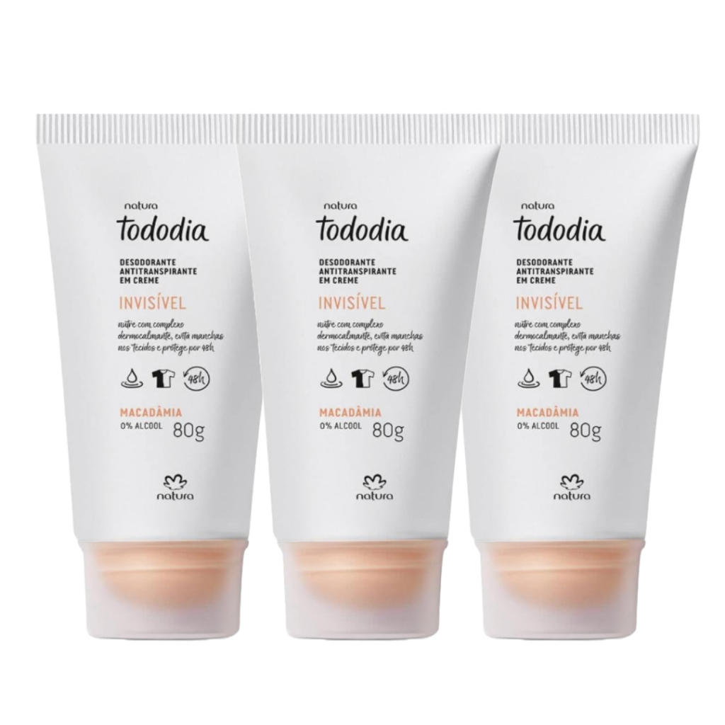 Desodorante Creme Natura Tododia Macadamia 80g