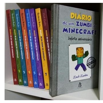 Coleção Diário de um zumbi do minecraft | Zack Zombie - Vários