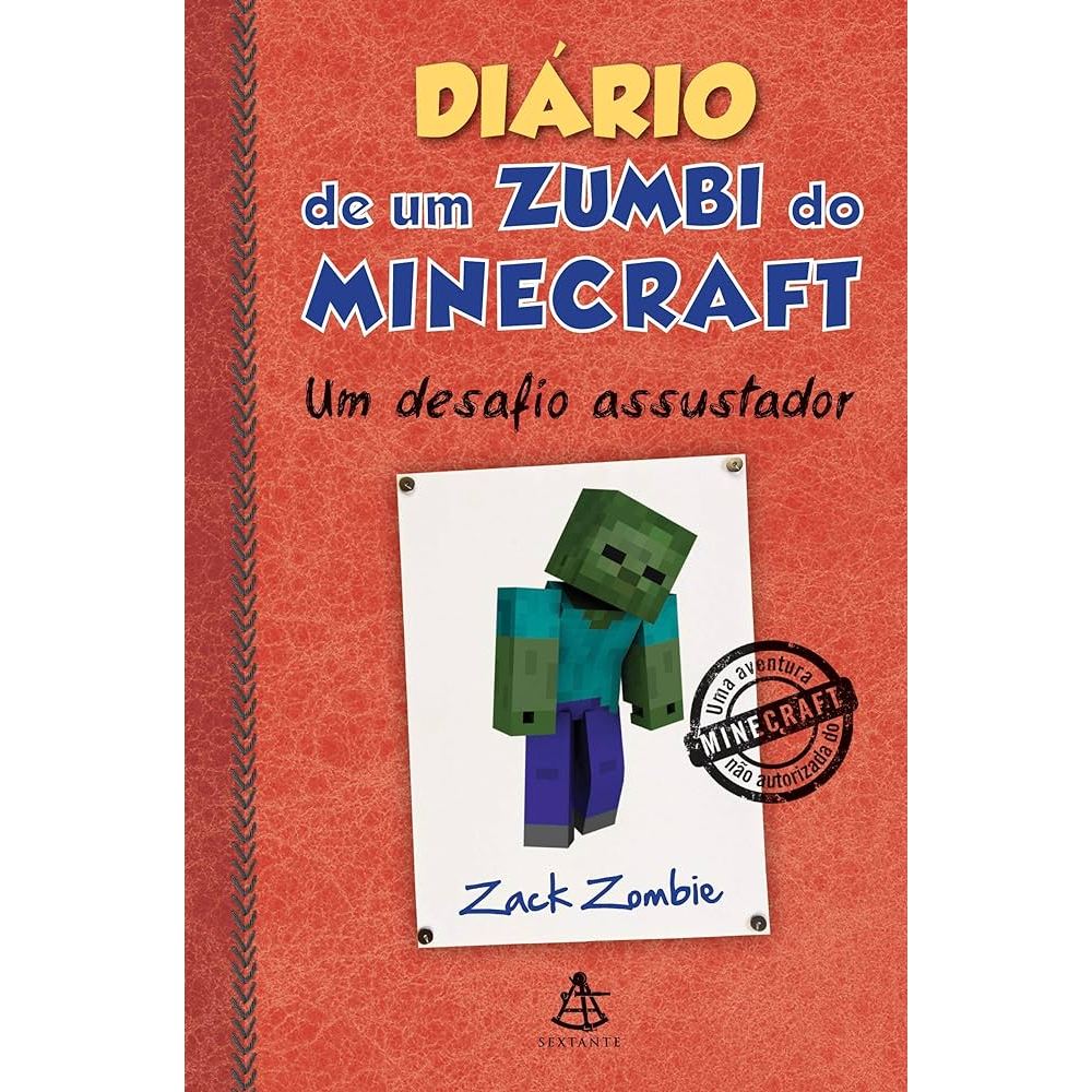 Coleção Diário de um zumbi do minecraft | Zack Zombie - Vários