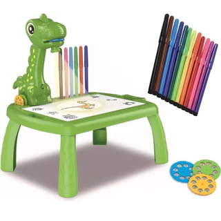 Mesa Dinossauro Mesinha Projetora de Desenho Infantil Interativa - Envio Imediato -