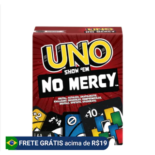 Baralho Engraçado UNO FLIP Game (Jogo De Tabuleiro) Uno no Mercy - Diversos Modelos